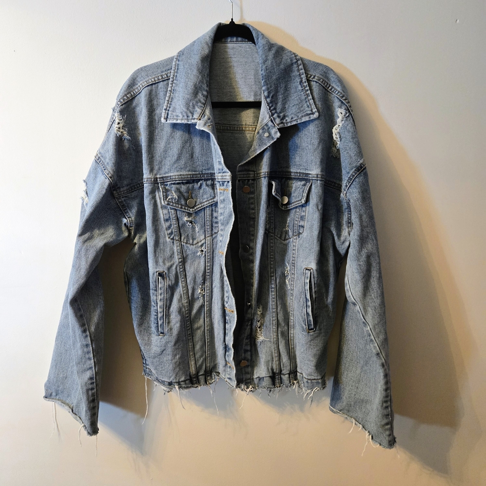 Distressed Denim Jacket